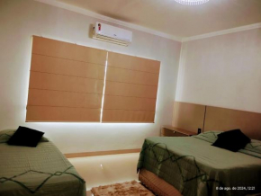 Quarto prime descanso com qualidade, ar e banheiro